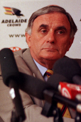 Bob Hammond during his time as Crows chairman.