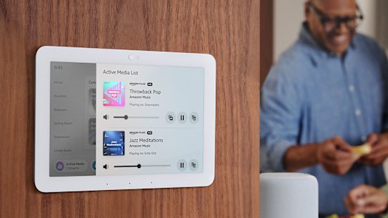 The Echo Hub keeps track of all your home’s smart gadgets, including speakers, lights, plugs and cameras, assuming they’re Alexa-compatible.