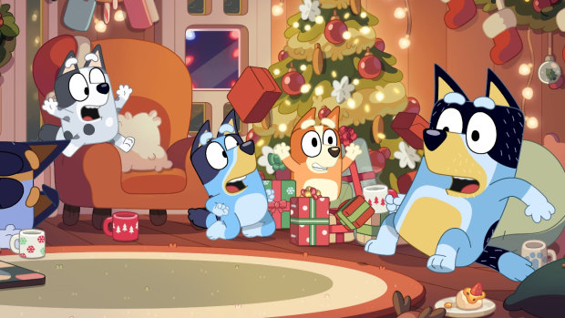 Bluey's Christmas special "Verandah Santa" spreads a message of kindness.