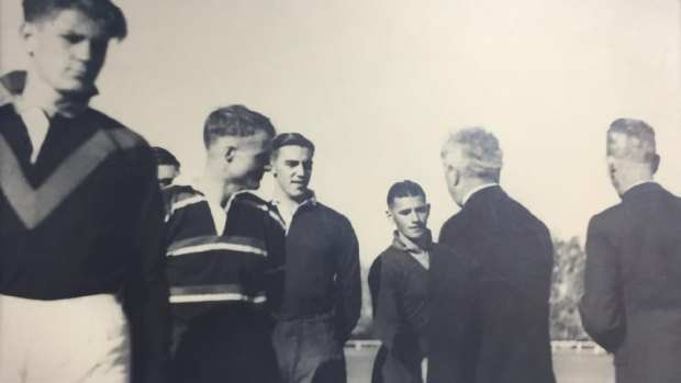 Easts and Norths meet for the first time in 1938 with Prime Minister Joe Lyons in attendance. 