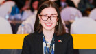 Stephanie Smith, who was appointed Trade and Investment Commissioner for Greater China when she was just 28. She jokes that she wears glasses because they make her look older.