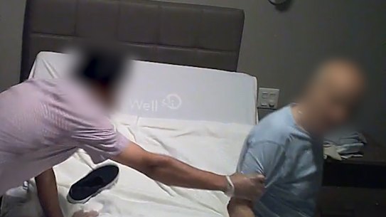 A man has been charged after allegedly assaulting an 82-year-old man at an aged care facility on Sydney’s northern beaches.