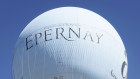 Helium balloon at epernay, in Champagne region of France.