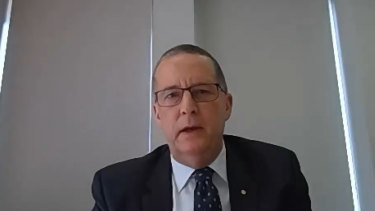 Chris Eccles, secretary to the  Department of Premier and Cabinet, gave evidence to the inquiry into hotel quarantine.
