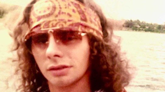 Tony Wright, rock’n’roll roadie, in 1975.