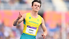 Australian sprinter Jake Doran at the 2022 Commonwealth Games