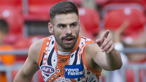 Task at hand: Stephen Coniglio says he wants to focus on footy, pushing contract talks into the background.