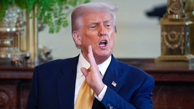 US President Donald Trump has declared he will use Australia’s decision to allow in North American beef to pressure other countries.