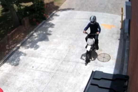 CCTV footage shows Fredon Laith Botrus riding his moped to the scene of the murder. 