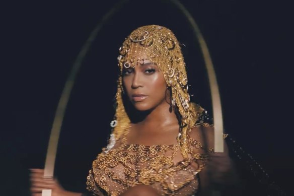 Nigerian protesters called on Beyonce to back their struggle. Pictured here from her 2020 Afro-centric release Black is King. 