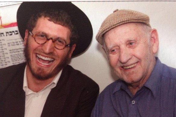 Rabbi Gabi Kaltmann and his Zaida (grandfather), Joseph Kaltmann.