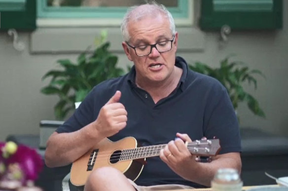 Perhaps Scott Morrison misplaced his ukulele during one of his frequent trips as prime minister. 