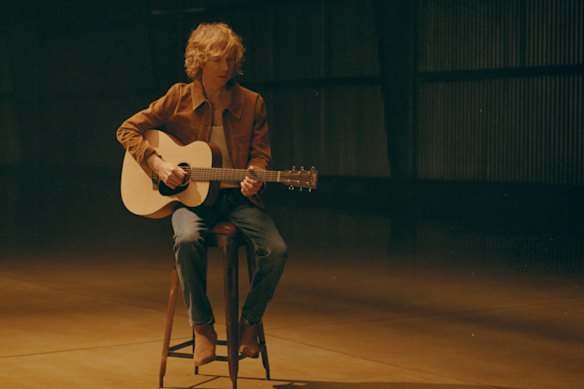 Beck during his folk-country tour in 2023.