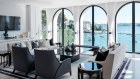 The harbour-view sitting area of Blainey North’s Deauville project in Point Piper.