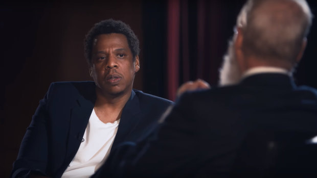 Jay-Z and David Letterman discuss their past infidelities on his Netflix show.