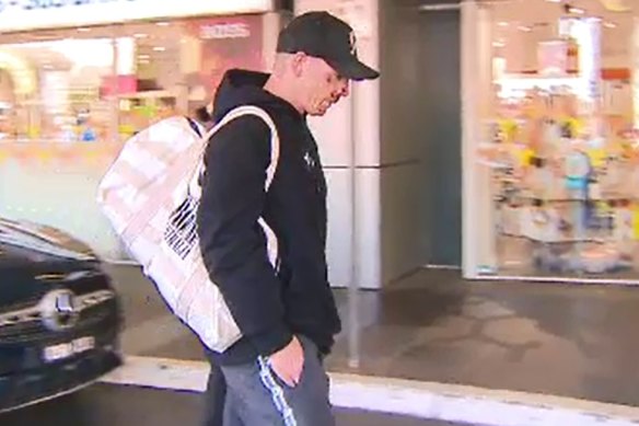 Former North Melbourne captain Jack Ziebell arriving at hospital in August after he was assaulted.
