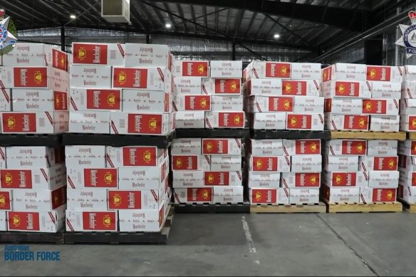 The illicit tobacco that was seized has been valued at $15 million.