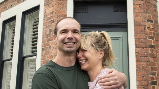Tim and Fran Wilson were relieved and happy after selling their Fitzroy North home.