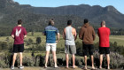 The view from atop Meditation Hill at The Elysia Wellness Retreat in Hunter Valley. 