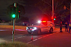 An unidentified man was shot dead outside him north Melbourne home on Tuesday, October 27.