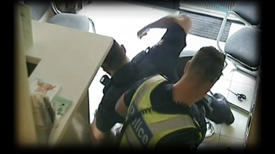 A violent crime, a brutal police response