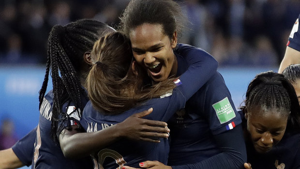 Wendie Renard had two chances to score from the spot and converted the second opportunity.