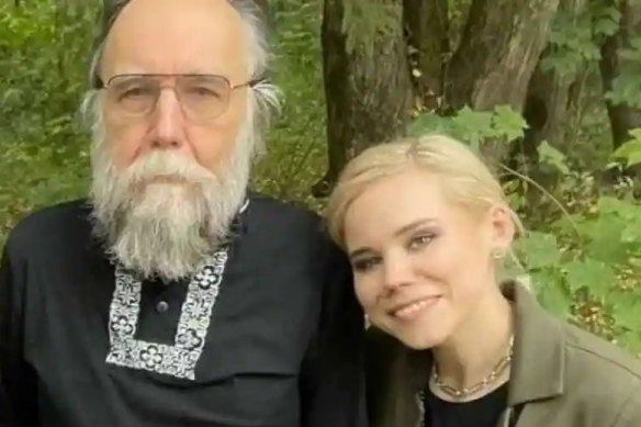Alexander Dugin with his daughter Darya Dugina.