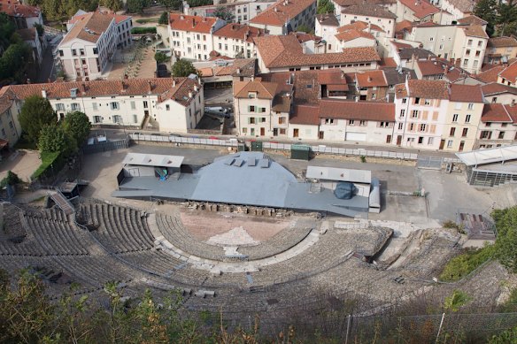 Vienne Roman Theatre … one of the best-preserved monuments of the Roman Empire in France. .