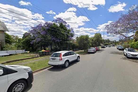 The Eastwood street where the woman was held hostage.