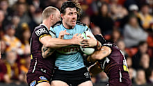 Billy Burns of the Sharks in action.