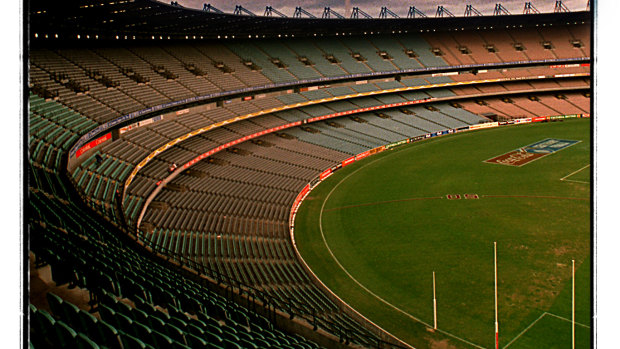 The MCG: vacated, but never empty.
