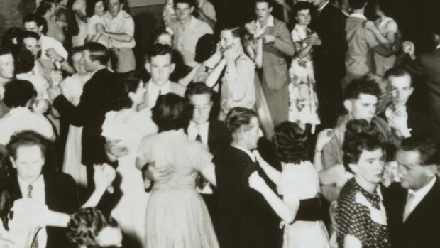 The ballroom in full swing in the 1950s.