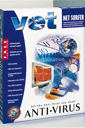 The VET Anti-Virus software package in 2002.