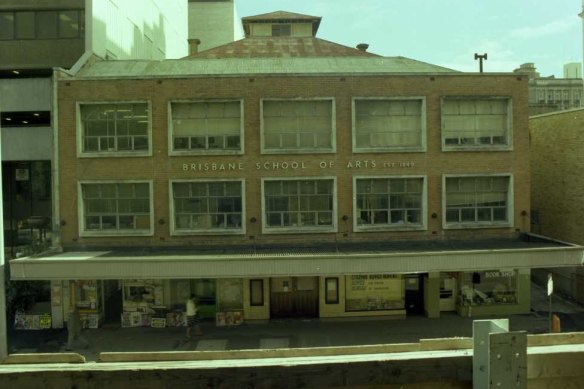 The School of Arts had its timber verandahs stripped and a brick facade placed in front, which was removed again by Brisbane City Council in the mid-1980s.