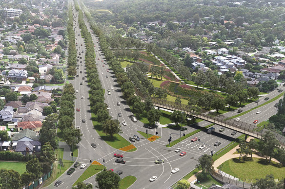 The North East Link was one of the projects for which Victoria wanted funding.