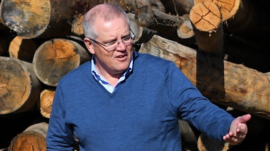 Prime Minister Scott Morrison campaigning in the NSW south coast town of Eden on Tuesday signalled a regional approach to the government's JobKeeper program.