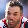James Tedesco in the Roosters’ victory against the Knights. 