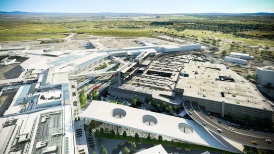 Artist impression Melbourne Airport 2038