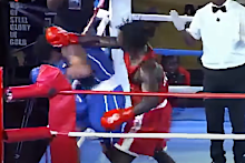 Aziz Abdul hit his opponent after the bell.