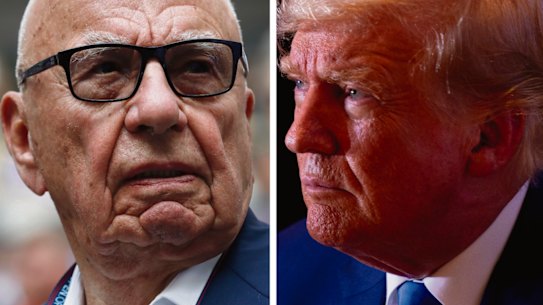 Rupert Murdoch and Donald Trump.