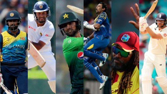 Chris Gayle, Dawid Malan, Tillakaratne Dilshan, Shoaib Malik, Dimuth Karunarathne and Lahiru Thirimanne were all billed to be playing on Sunday.