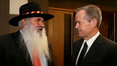 Senator Pat Dodson will unveil Labor's indigenous health plan alongside Bill Shorten.