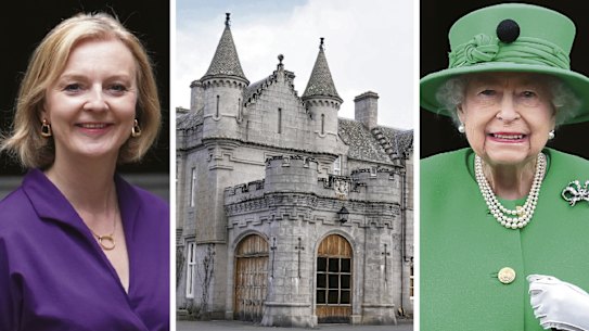 Liz Truss’ visit to the Queen may be complicated by rough weather.