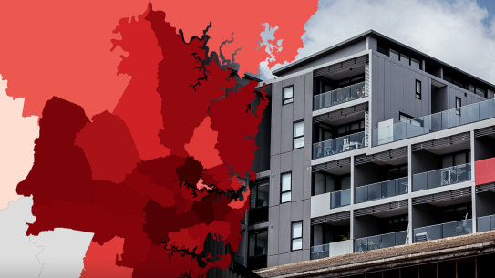 Three-bedroom unit availability in Sydney.