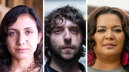 Melbourne Writers Festival 2022 artists Ottessa Moshfegh, Paul Dalla Rosa and Chelsea Watego.