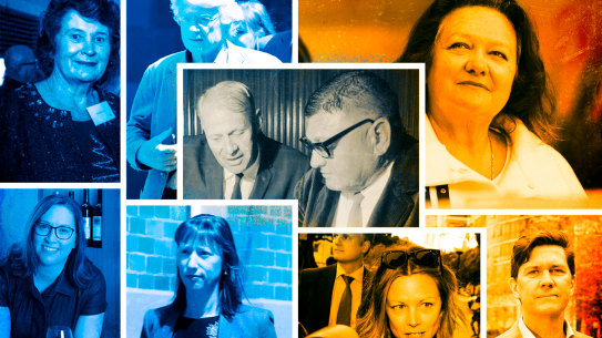 The row has seen the descendants of mining pioneers Lang Hancock and Peter Wright pitted against each other for several decades.