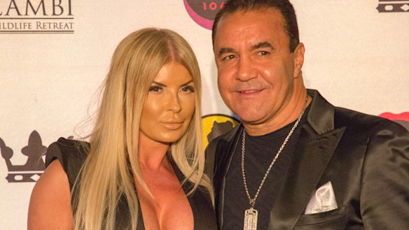 Boxer Jeff Fenech and wife Suzee Fenech at the Zambi Wildlife Retreat charity ball.
