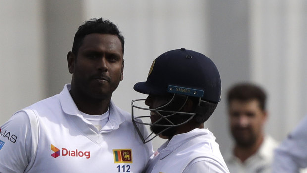 Sri Lanka will miss the experience of Angelo Mathews (left) in Australia.