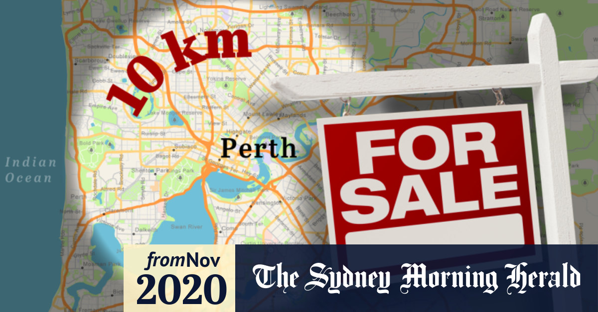 Suburbs within 10km of Perth's CBD with the cheapest land ...