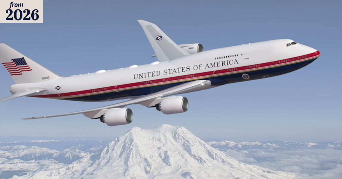 Air Force One new colour scheme revealed